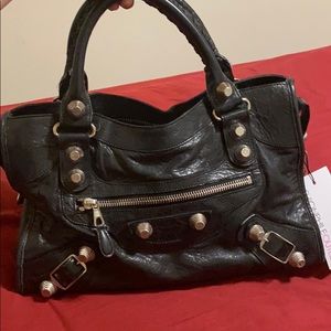 Authentic Balenciaga Agneau Giant 21 City Black